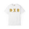 DXB Gold Logo T-Shirt | Dubai Aviation Travel Tee