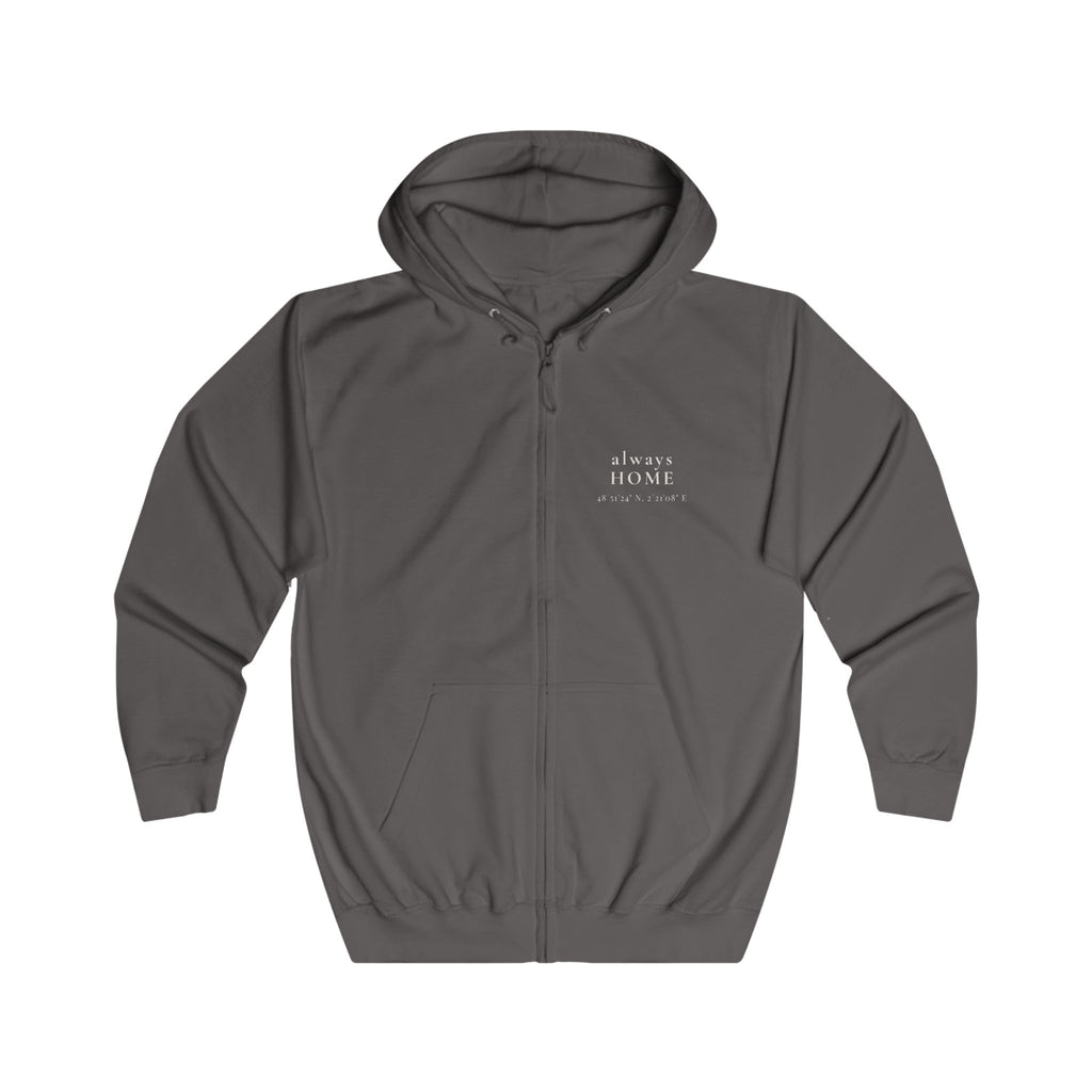 PARIS, always HOME Zip Hoodie
