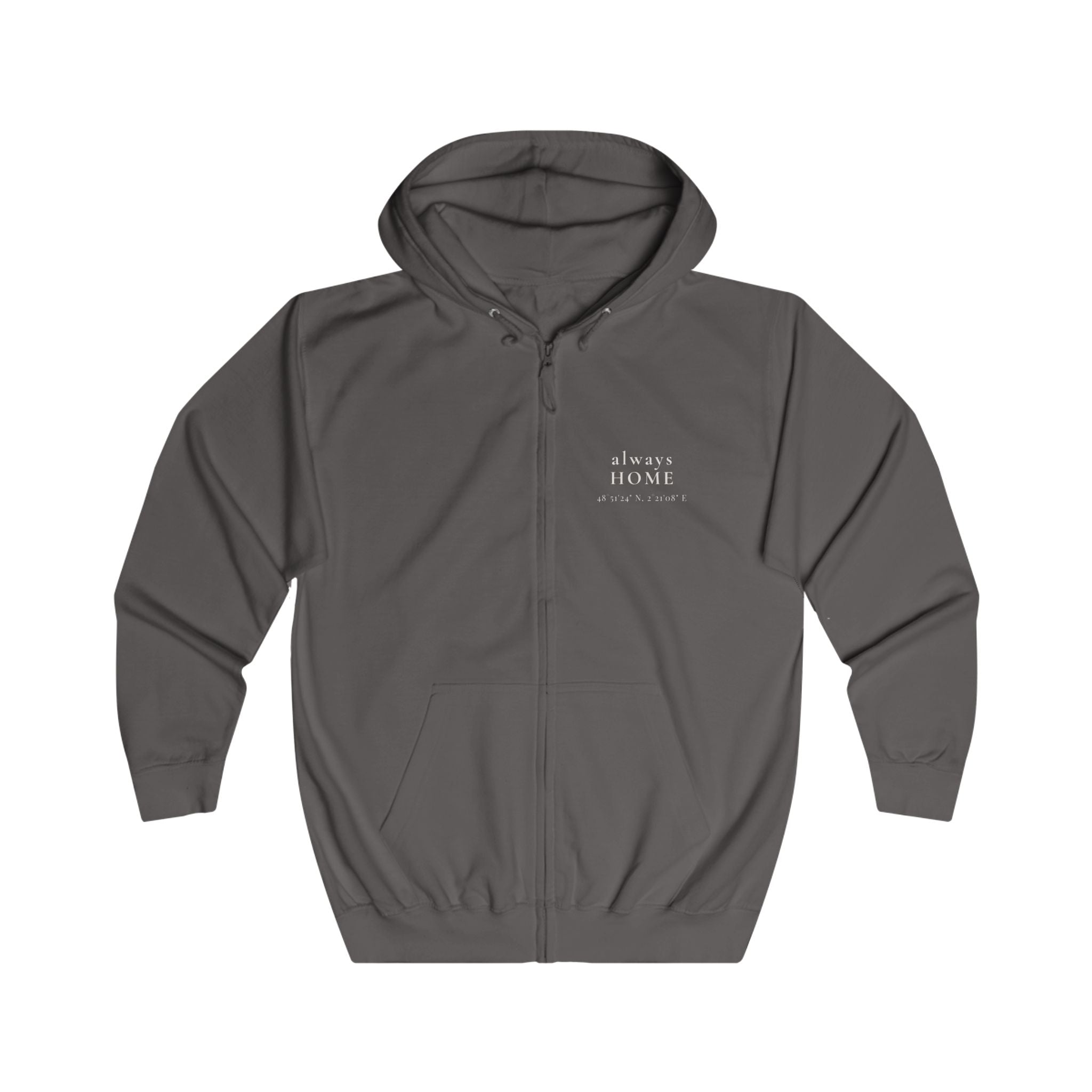 PARIS, always HOME Zip Hoodie