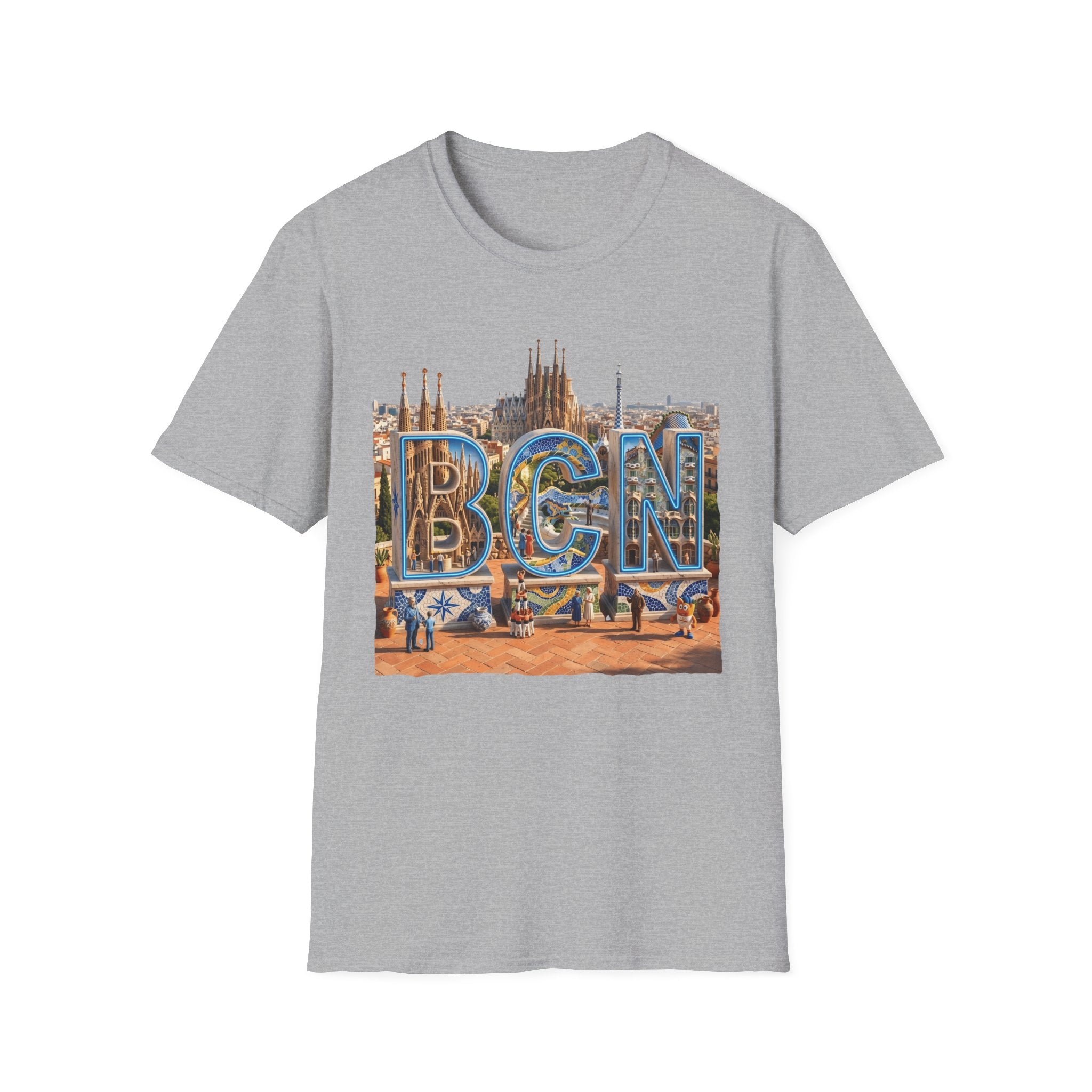 BCN - Barcelona city image | City Street Art Typography