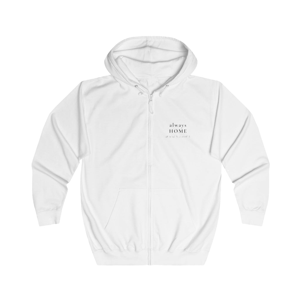 PARIS, always HOME Zip Hoodie