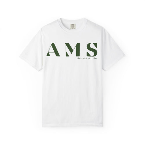AMS - Amsterdam | Minimal Travel Compass Graphic