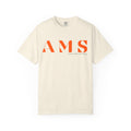 AMS - Amsterdam | Minimal Travel Compass Graphic