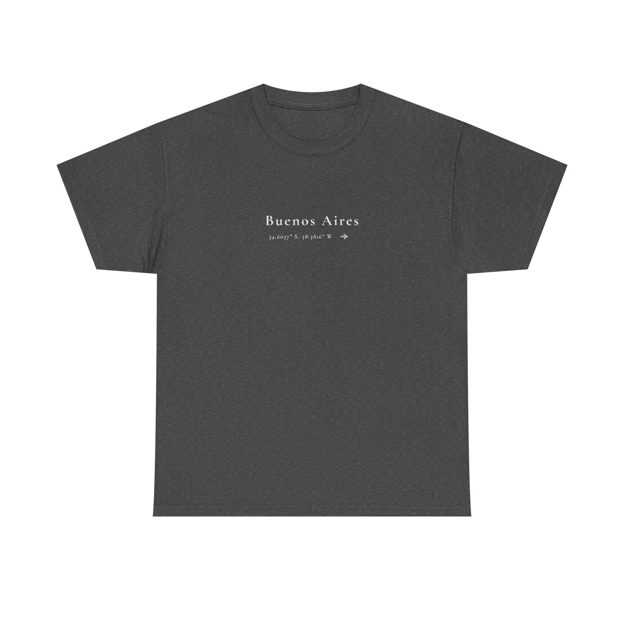 Personalised City T-Shirt — Custom City Coordinates Tee — You Belong Here Shirt — Minimalist Travel Gift — Any City Custom Tee