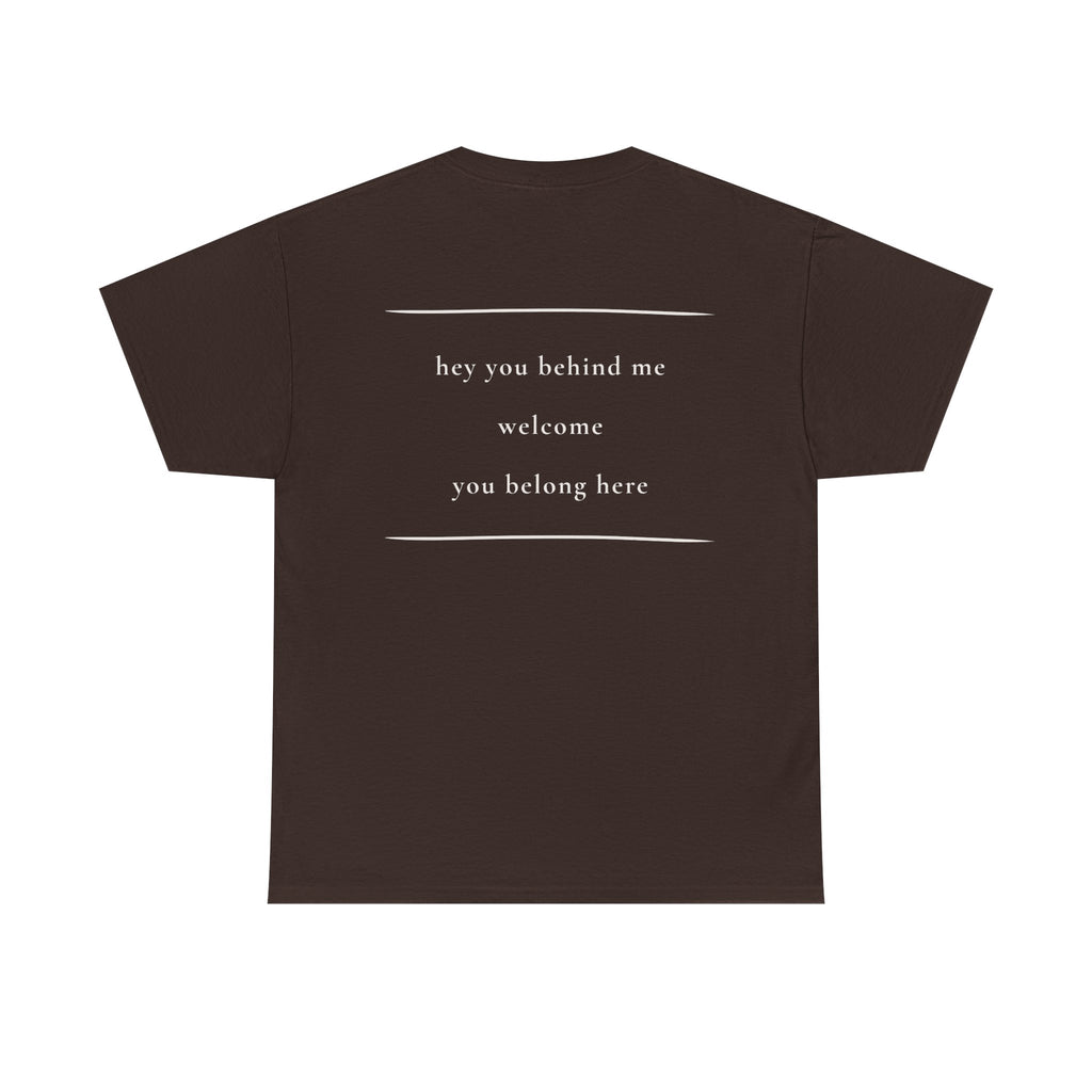 Personalised City T-Shirt — Custom City Coordinates Tee — You Belong Here Shirt — Minimalist Travel Gift — Any City Custom Tee