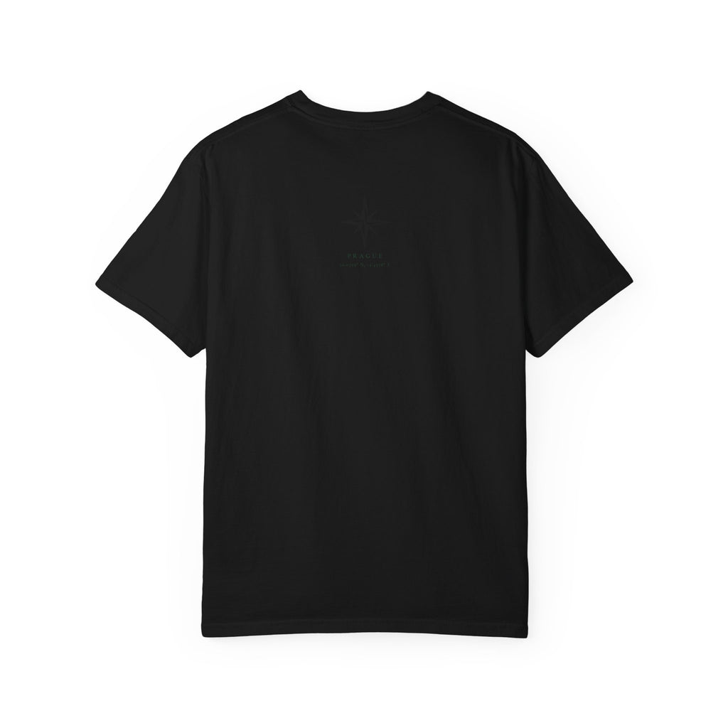 PRG Tee - PRAGUE | Minimal Compass Graphic, Comfort Colors