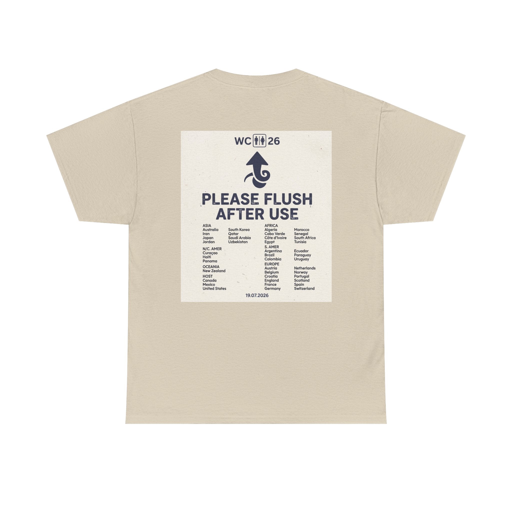 Please Flush After Use T-Shirt - Football / Soccer humor tshirt - WC26