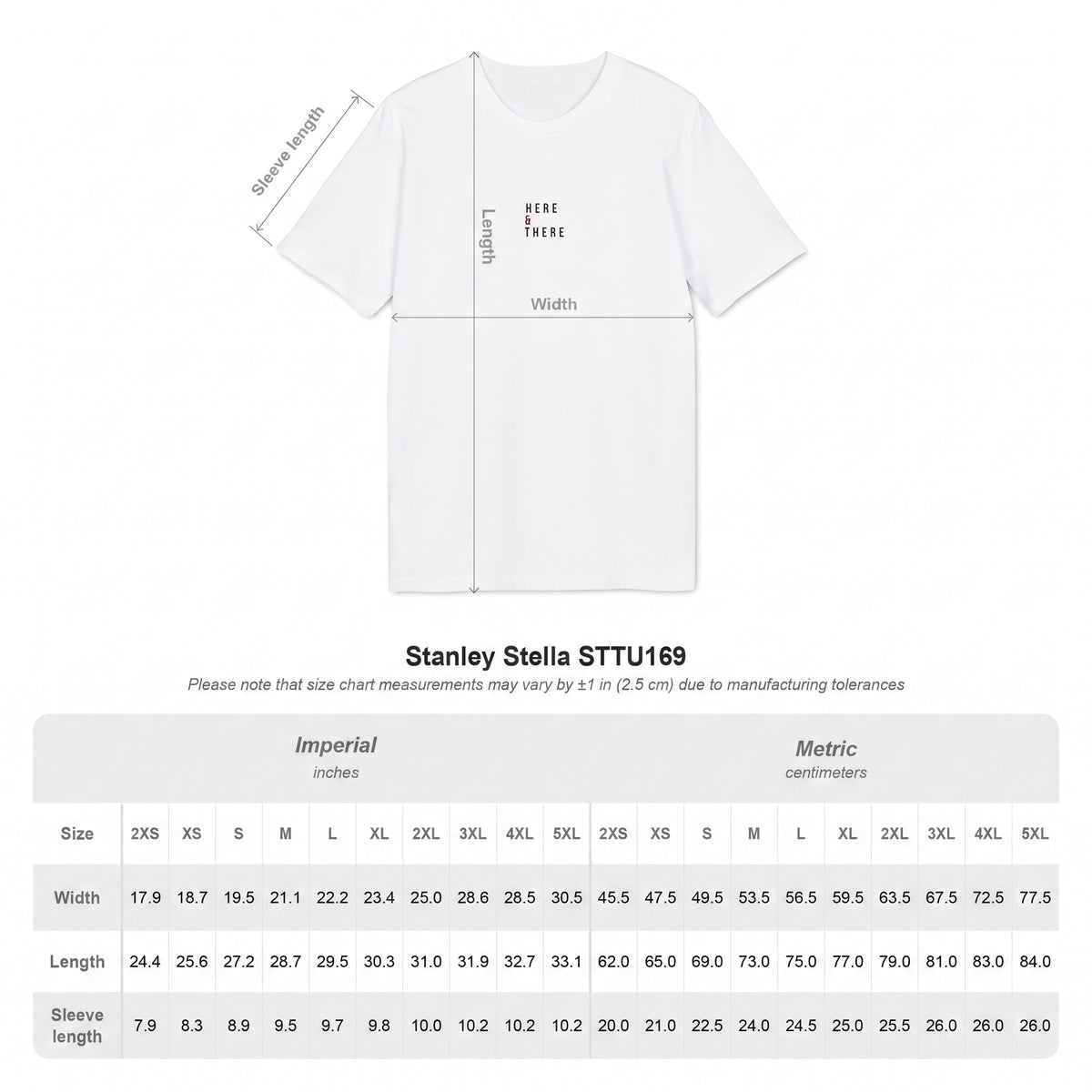 Identity & Place — Personalised T-Shirt