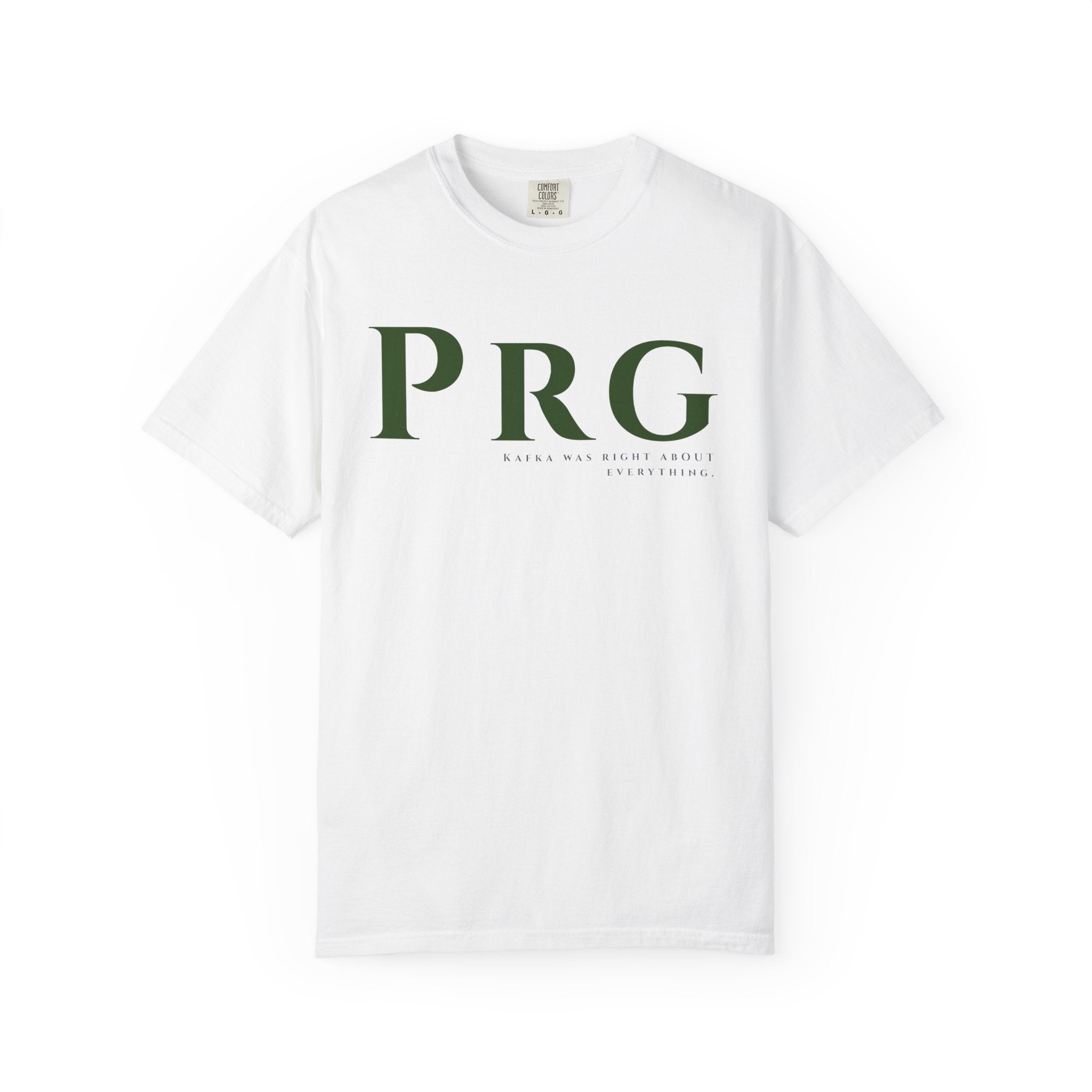 PRG Tee - PRAGUE | Minimal Compass Graphic, Comfort Colors