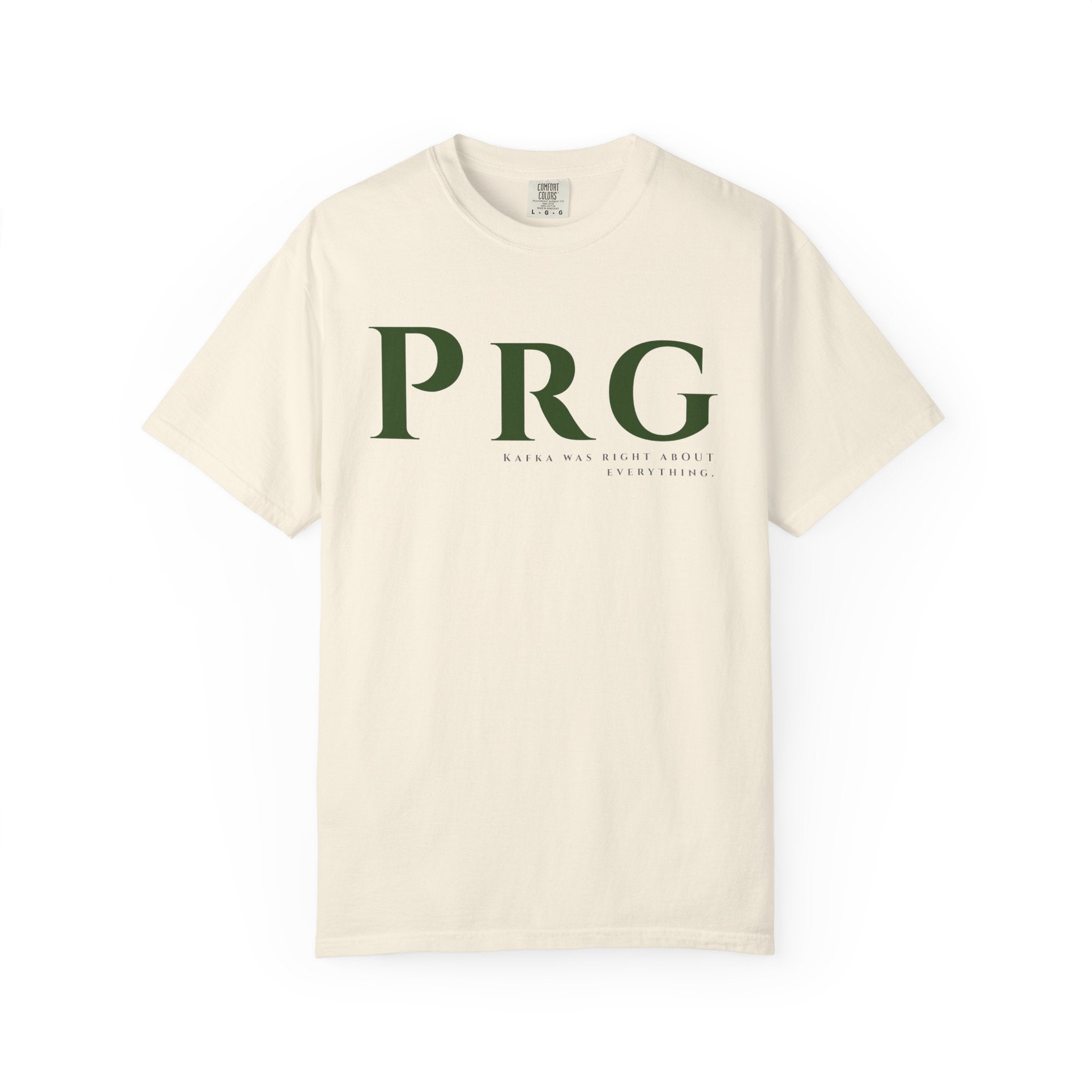 PRG Tee - PRAGUE | Minimal Compass Graphic, Comfort Colors
