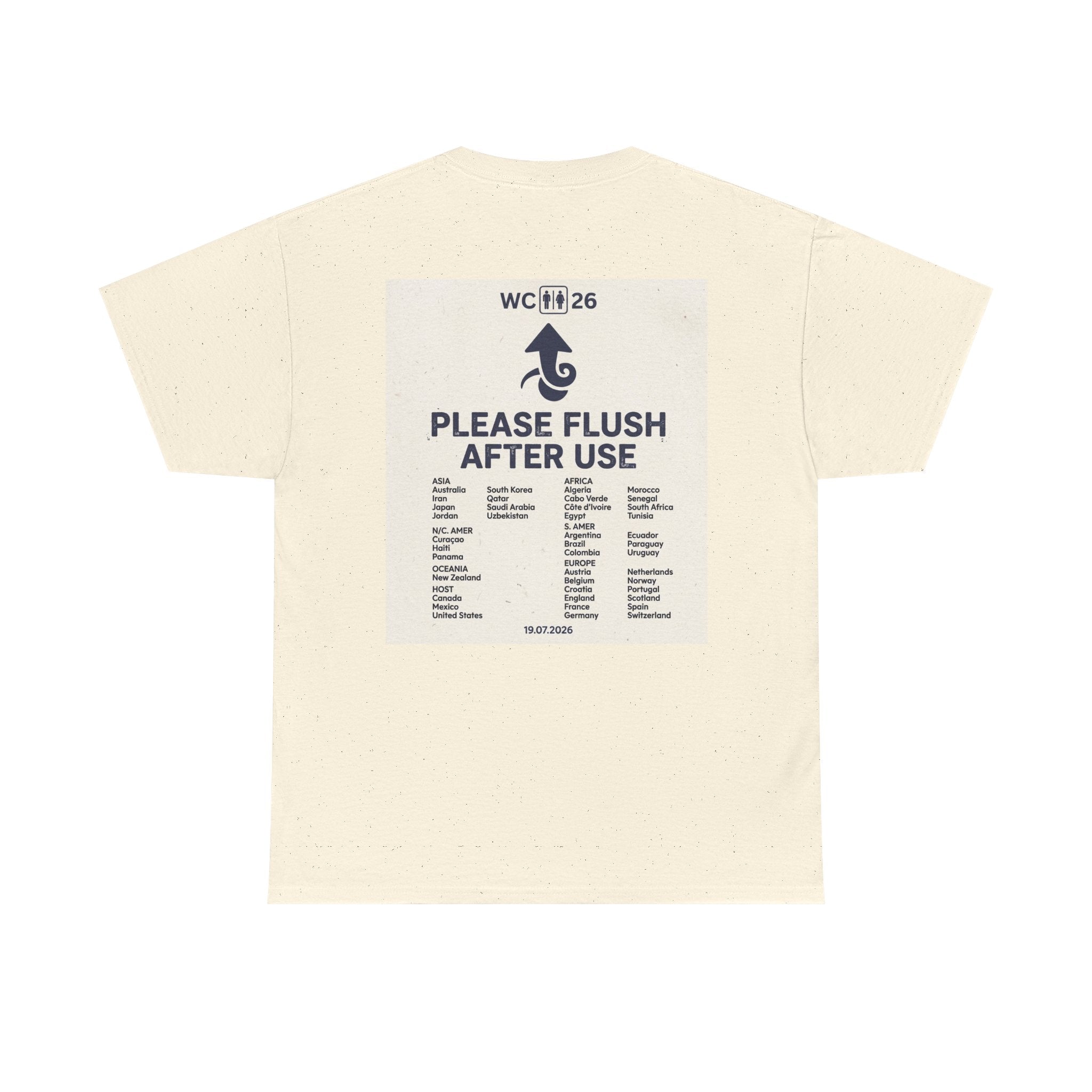 Please Flush After Use T-Shirt - Football / Soccer humor tshirt - WC26