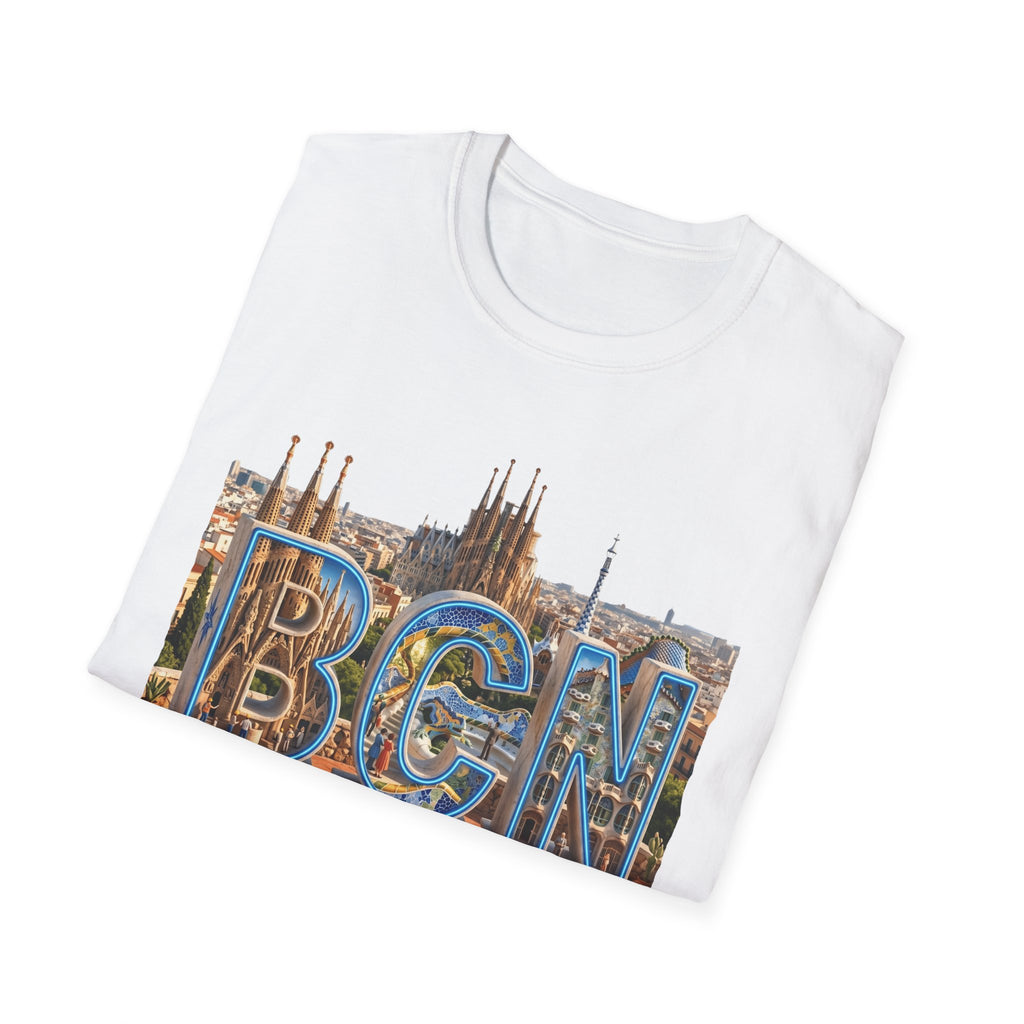 BCN - Barcelona city image | City Street Art Typography