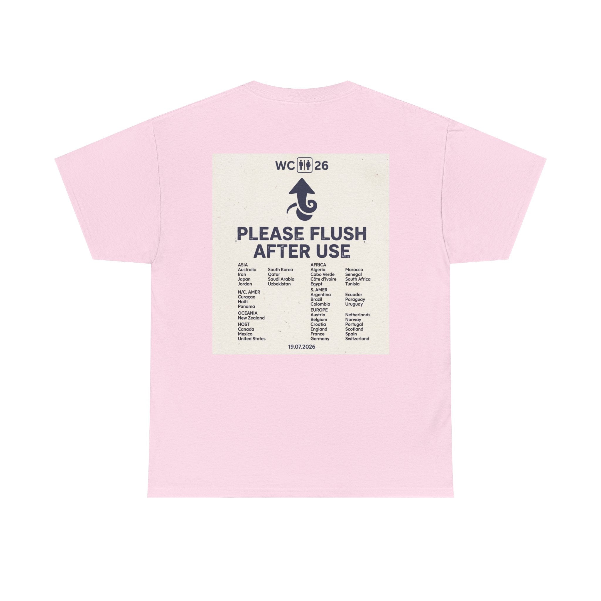 Please Flush After Use T-Shirt - Football / Soccer humor tshirt - WC26