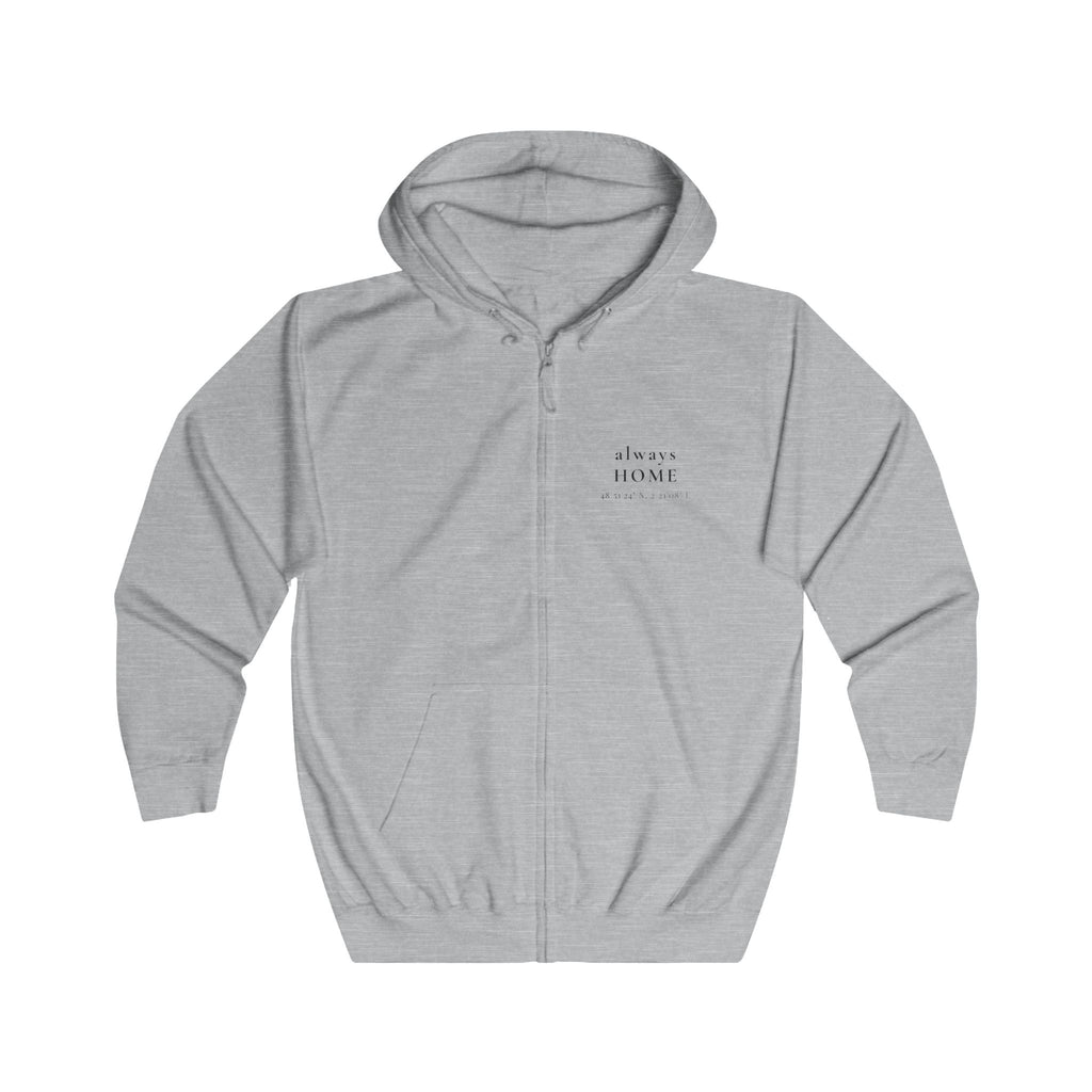 PARIS, always HOME Zip Hoodie