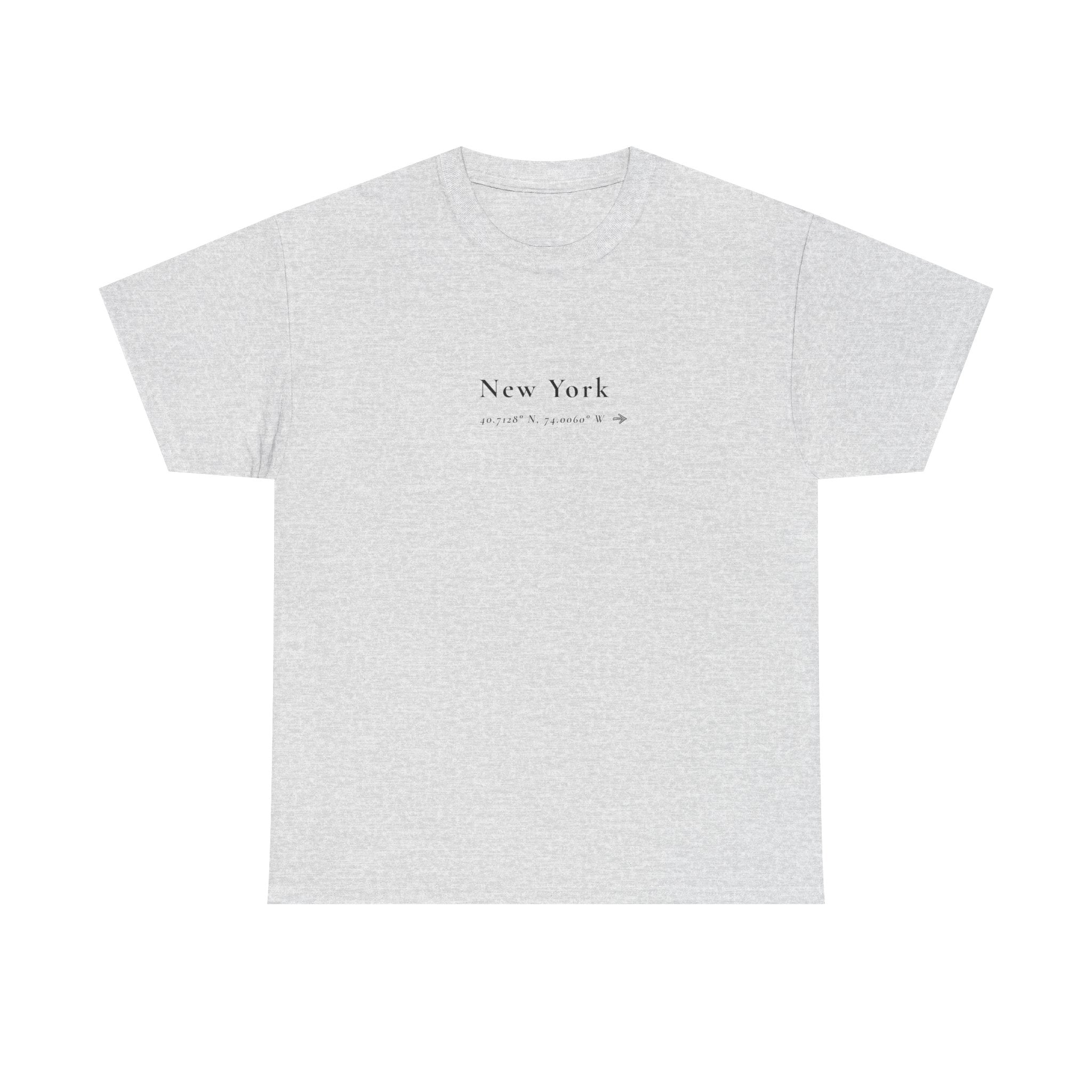 Personalised City T-Shirt — Custom City Coordinates Tee — You Belong Here Shirt — Minimalist Travel Gift — Any City Custom Tee
